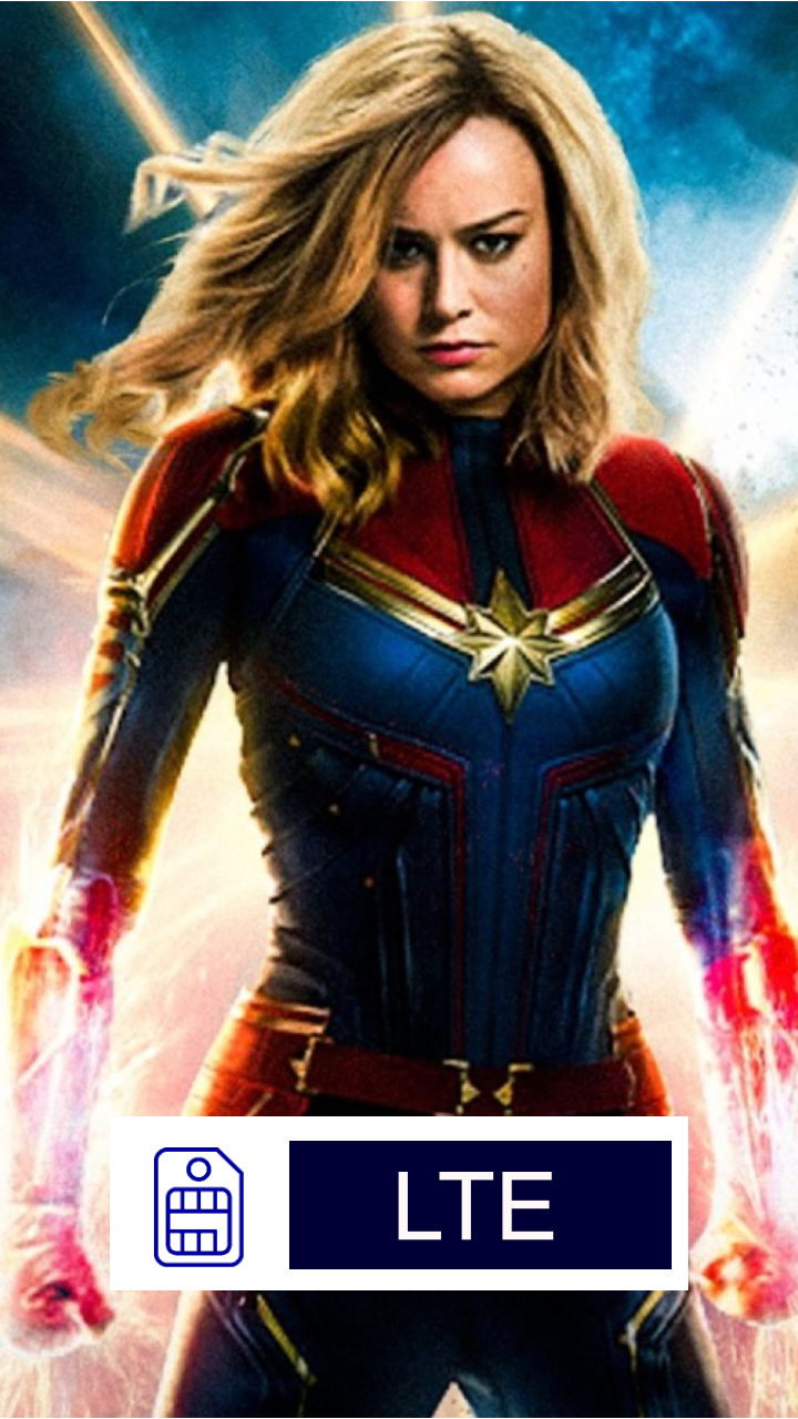 Captain Marvel LTE Logo Complete
